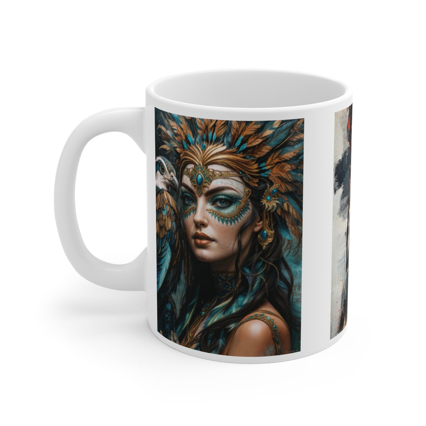 0.33l Ceramic Mug with Art Print | Microwave & Dishwasher Safe | Gift for Men & Women